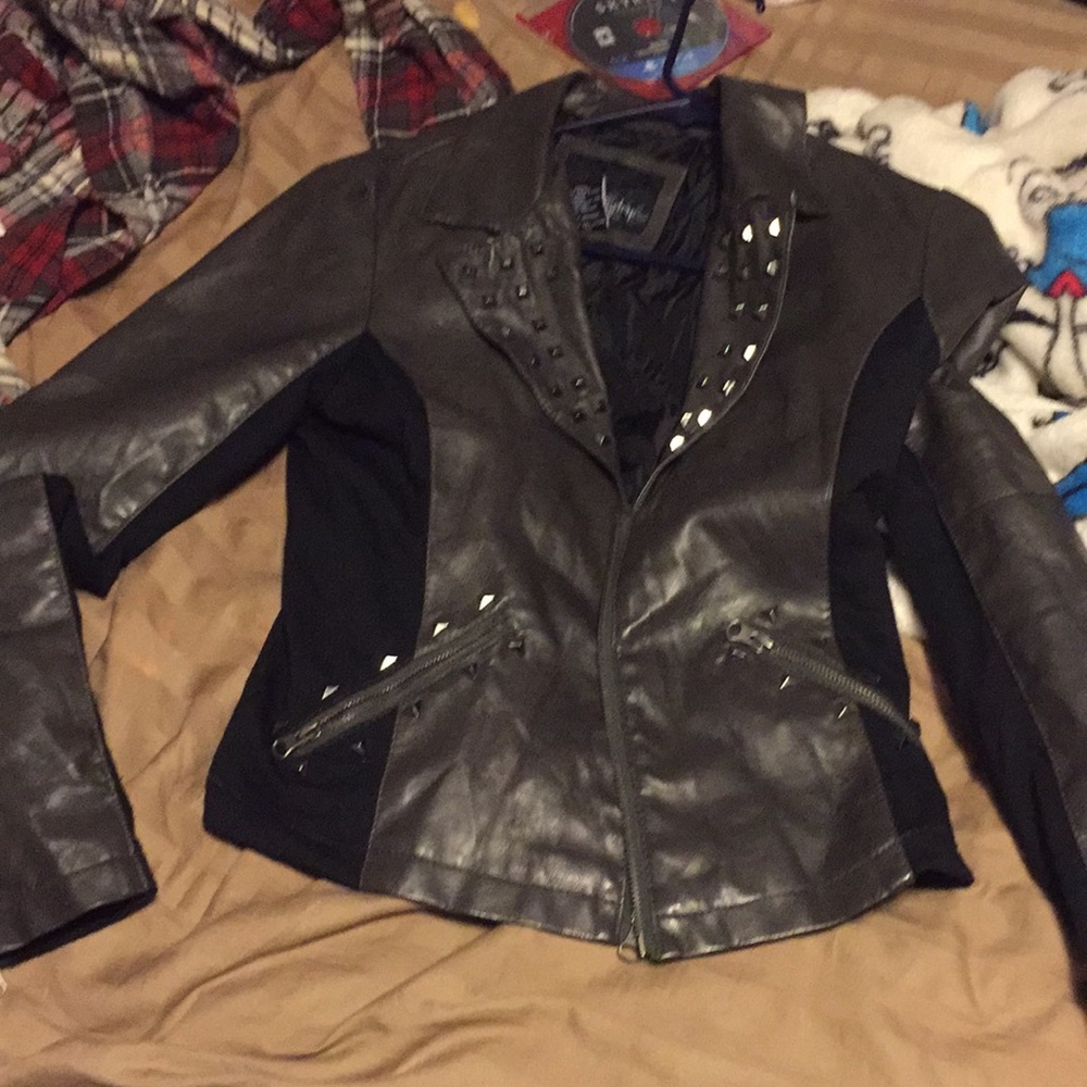 Faux Leather Jacket